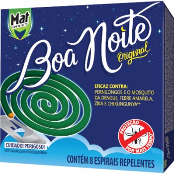 INSETICIDA BOA NOITE ESPIRAL C/ 8 UN