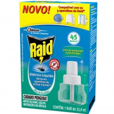 INSETICIDA RAID 45 NOITES REFIL 32,9 ML
