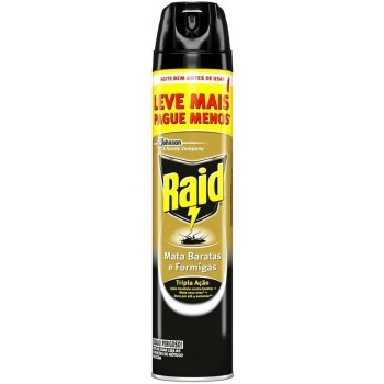 INSETICIDA RAID AERO MATA BARATAS E FORMIGAS 420ML
