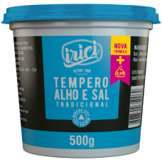 TEMPERO IRICI ALHO E SAL POTE 500GR