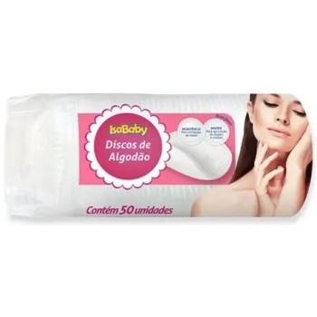 ALGODÃO ISABABY EM DISCO C/50 UNIDADES