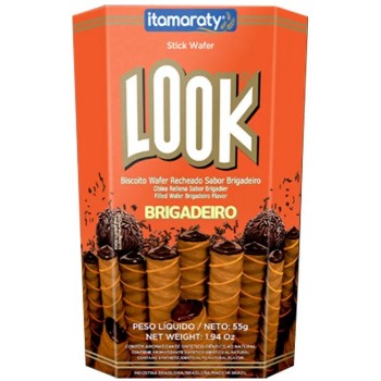 BISCOITO LOOK RECHEADO BRIGADEIRO 55G