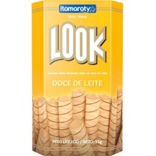 BISCOITO LOOK RECHEADO DOCE DE LEITE 55G