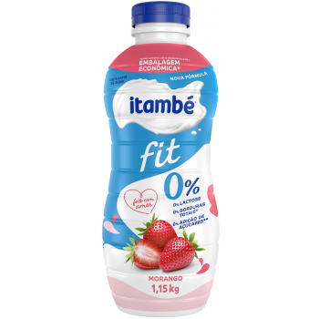 IOGURTE ITAMBE FIT MORANGO ZERO LACTOSE 1.150 KG