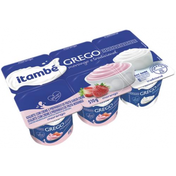 IOGURTE ITAMBE GREGO MORANGO E TRADICIONAL 510 GR
