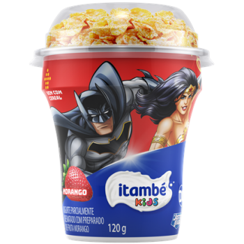 IOGURTE ITAMBE KIDS MORANGO COM CEREAL 120 GR