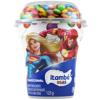 IOGURTE ITAMBE KIDS TRADICIONAL COM CONFETE 125 GR