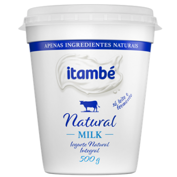 IOGURTE ITAMBE NATURAL INTEGRAL MILK 450GR