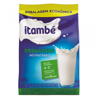 LEITE EM PO ITAMBE DESNATADO SACHE 500 GR