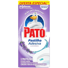 PASTILHA ADESIVA PATO LAVANDA  C/ 3 UN