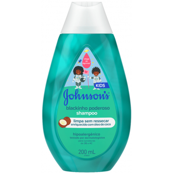 SHAMPOO JOHNSONS BABY BLACKINHO PODEROSO 200ML