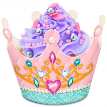 PORTA CUPCAKE JUNCO PRINCESA C/8 UN