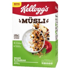 CEREAL MATINAL KELLOGGS MUSLI MAÇA E PASSAS 270GR