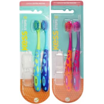 ESCOVA DENTAL KESS FUN STEPS C/ 2UN REF 2583