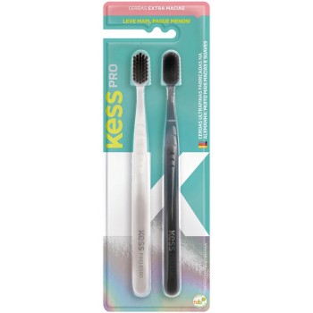 ESCOVA DENTAL KESS PRO EXTRA MACIAS C/ 2 REF 2533