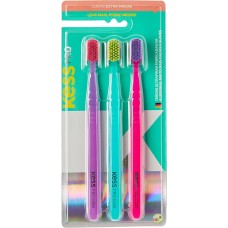 ESCOVA DENTAL KESS PRO EXTRA MACIAS C/ 3 UN 2109