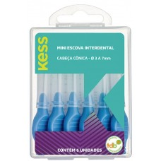 MINI ESCOVA INT. KESS CÔNICA C/ 6UN REF.2004