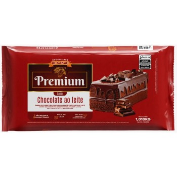 CHOCOLATE KI KAKAU PREMIUM AO LEITE BARRA 1.01KG