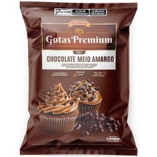 CHOCOLATE KI KAKAU PREMIUM GOTAS MEIO AMARG 1.01KG CHOCOLATE KI KAKAU PREMIUM GOTAS MEIO AMARG 1.01KG