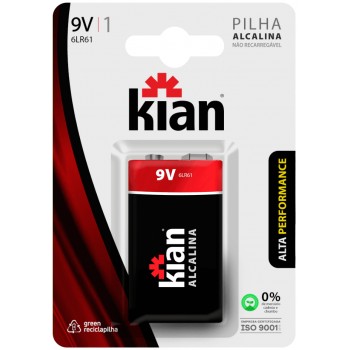 BATERIA ALCALINA 9 V KIAN UN