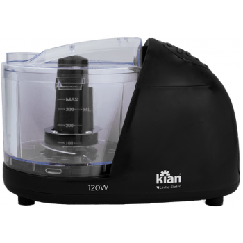 MINI PROCESSADOR ELETRICO 127 V PRETO KIAN UN