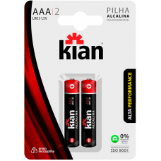 PILHA KIAN ALCALINA AAA C/ 2UN