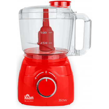 PROCESSADOR DE ALIMENTOS KIAN VERMELHO 127V 1L