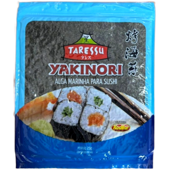 ALGA MARINHA YAKINORI P/ SUSHI TARESSU 25G