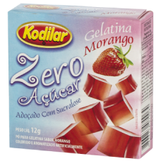 GELATINA KODILAR MORANGO ZERO 12G