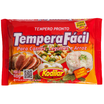 TEMPERO KODILAR FACIL CARNE LEGUMES E ARROZ 40 GR