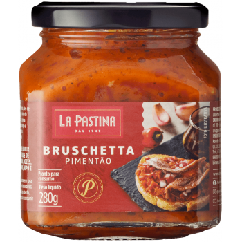 BRUSCHETA LA PASTINA PIMENTAO 280 G
