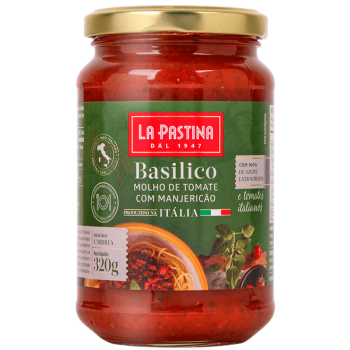 MOLHO LA PASTINA ITALIANO MANJERICAO 320 GR