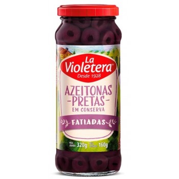 AZEITONA PRETA LA VIOLETERA FATIADA 160G