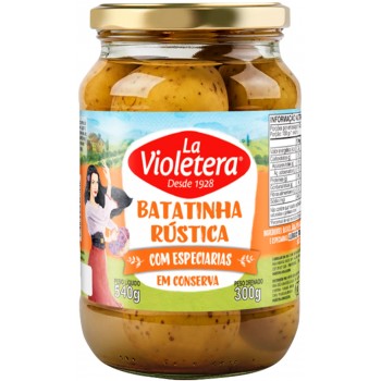 BATATINHA RUSTICA EM CONSERVA LA VIOLETERA 300G