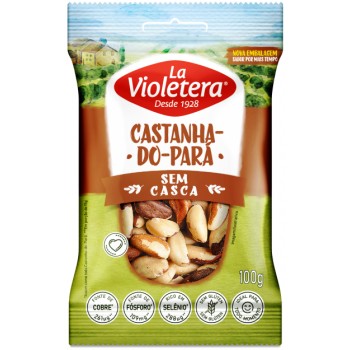 CASTANHA DO PARA SEM CASCA LA VIOLETERA 100 GR