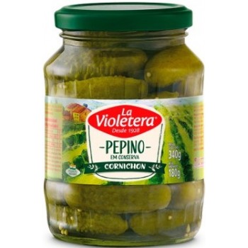 PEPINO CORNICHON LA VIOLETERA 180G