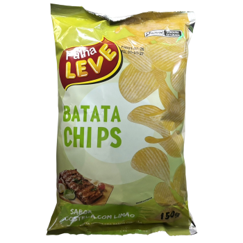 BATATA CHIPS PALHA LEVE COSTELA COM LIMAO 150 GR