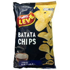 BATATA CHIPS PALHA LEVE NATURAL 150 GR
