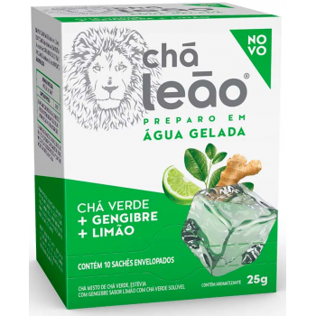CHA GELADO LEÃO VERDE GENGIBRE/LIMÃO 25 GR
