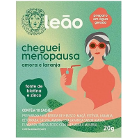 CHÁ LEÃO FASES CHEGUEI MENOPAUSA AMORA/LARANJA 20G CHÁ LEÃO FASES CHEGUEI MENOPAUSA AMORA/LARANJA 20G