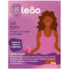 CHÁ LEÃO FASES XÔ TPM CER/MORANGO/BAUNILHA 20G