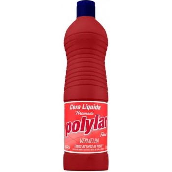 CERA POLYLAR VERMELHA FLORAL LIQUIDA 750 ML
