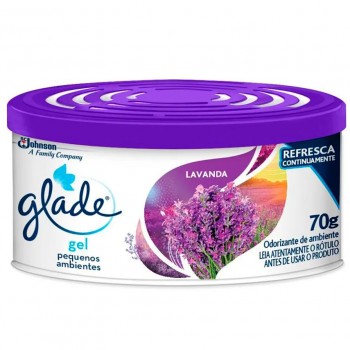 ELIMINADOR DE ODORES GLADE GEL LAVANDA 70G