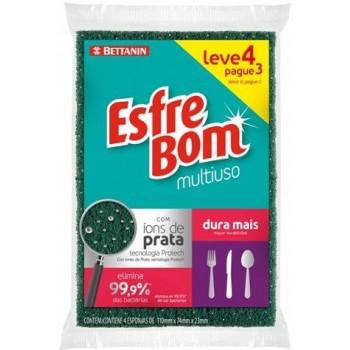 ESPONJA ESFREBOM LEVE 4 PAGUE 3 P