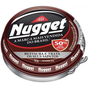 GRAXA P/SAPATO EM PASTA NUGGET MARROM 36G