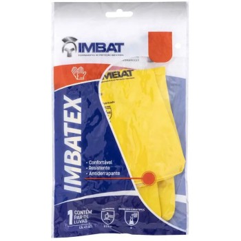 LUVAS IMBAT AMARELA P UNIDADE