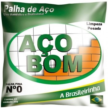 PALHA DE ACO ACOBOM N 0 PCT 1 UN