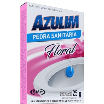 PEDRA SANITARIA AZULIM FLORAL 25G