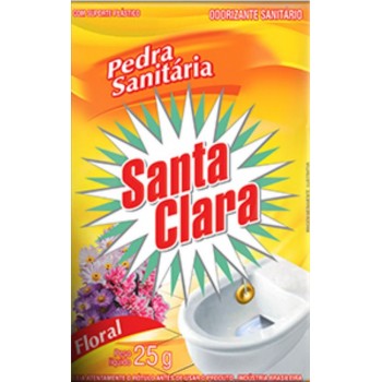 PEDRA SANITARIA SANTA CLARA FLORAL 25G