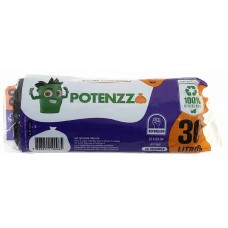 SACO PARA LIXO POTENZZA ROLO 30 L C/ 40 UN